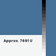 Color chip: Approx. 7691 U