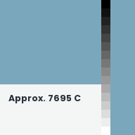 Color chip: Approx. 7695 C