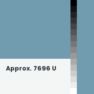 Color chip: Approx. 7696 U