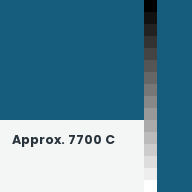 Color chip: Approx. 7700 C