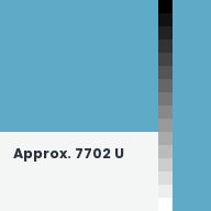 Color chip: Approx. 7702 U