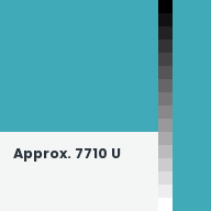Color chip: Approx. 7710 U