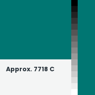 Color chip: Approx. 7718 C