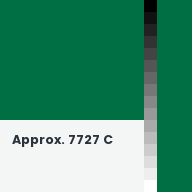 Color chip: Approx. 7727 C