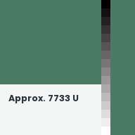 Color chip: Approx. 7733 U