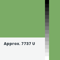 Color chip: Approx. 7737 U