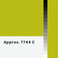 Color chip: Approx. 7744 C
