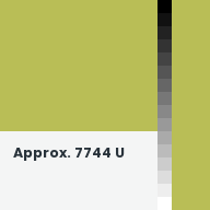 Color chip: Approx. 7744 U