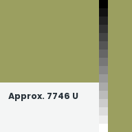 Color chip: Approx. 7746 U