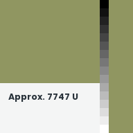 Color chip: Approx. 7747 U