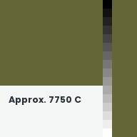 Color chip: Approx. 7750 C