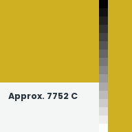 Color chip: Approx. 7752 C