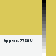 Color chip: Approx. 7758 U