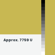 Color chip: Approx. 7759 U