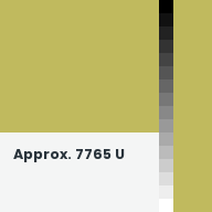 Color chip: Approx. 7765 U