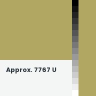 Color chip: Approx. 7767 U