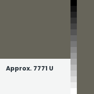 Color chip: Approx. 7771 U