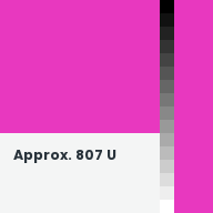 Color chip: Approx. 807 U
