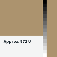 Color chip: Approx. 872 U