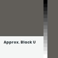 Color chip: Approx. Black U