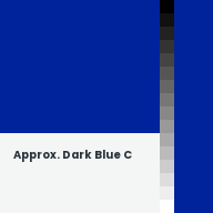 Color chip: Approx. Dark Blue C