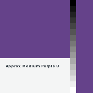 Color chip: Approx. Medium Purple U