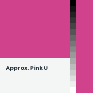 Color chip: Approx. Pink U