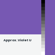 Color chip: Approx. Violet U