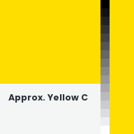 Color chip: Approx. Yellow C