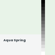 Color chip: Aqua Spring