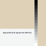 Color chip: AquaShield Spanish White