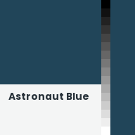 Color chip: Astronaut Blue