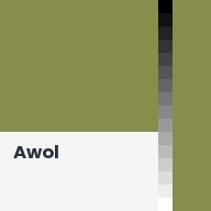 Color chip: Awol
