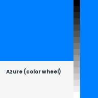 Color chip: Azure (color wheel)