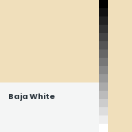 Color chip: Baja White