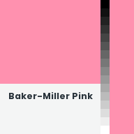 Color chip: Baker-Miller Pink