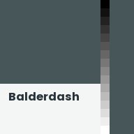 Color chip: Balderdash