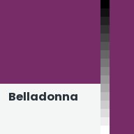 Color chip: Belladonna