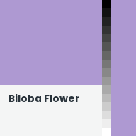 Color chip: Biloba Flower