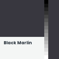 Color chip: Black Marlin