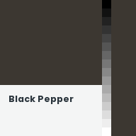 Color chip: Black Pepper