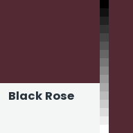 Color chip: Black Rose