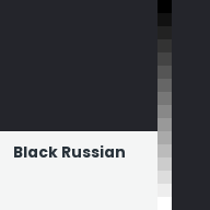Color chip: Black Russian