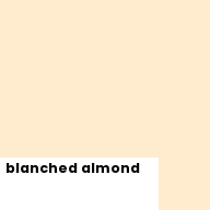 Color chip: Blanched Almond