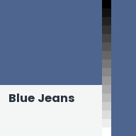 Color chip: Blue Jeans