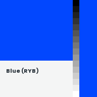 Color chip: Blue (RYB)