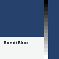 Color chip: Bondi blue