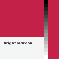 Color chip: Bright maroon