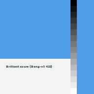Color chip: Brilliant azure (Bang-v3 422)