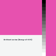 Color chip: Brilliant cerise (Bang-v3 635)